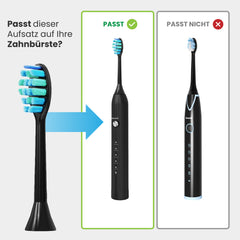 Denta-M Ersatz-Aufsteckbürsten 2 Stück (Zweite Generation)